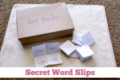Secret Word Slips