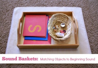 Montessori Pink Series: Sound Baskets