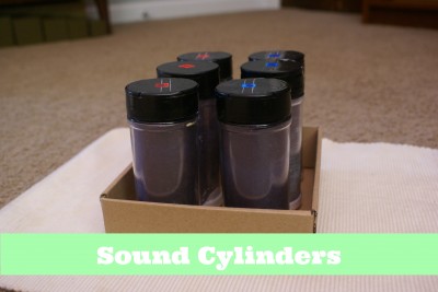 Montessori Sensorial Activities for Toddlers - Sound Cylinders