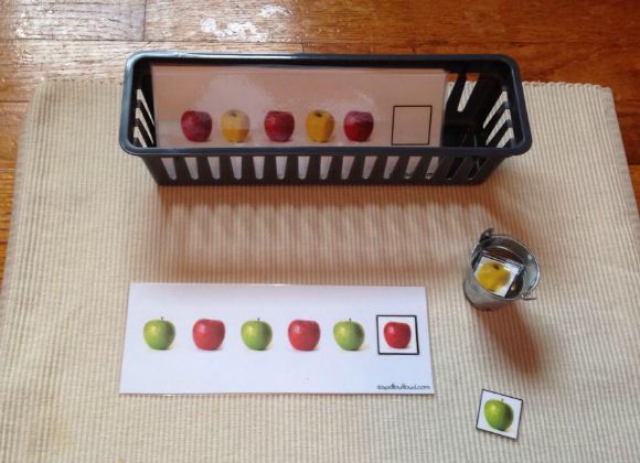  Montessori Apple Themed Activities - Apple Patterning