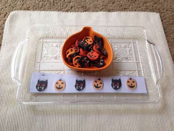 Montessori Halloween Activities - Halloween Patterning