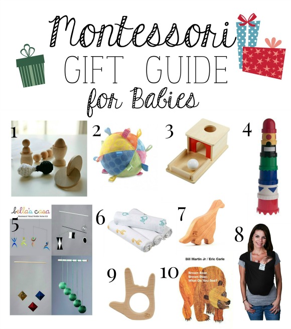 Montessori Christmas Gift Guide for Babies