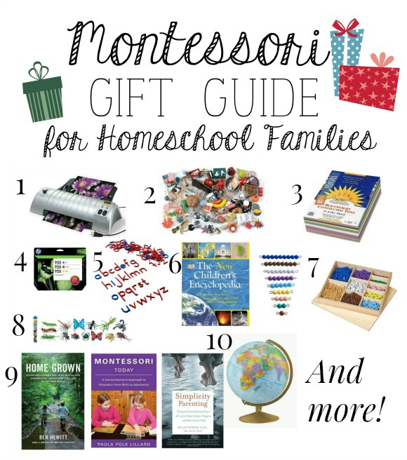 Montessori Christmas Gift Guide for Homeschool Families