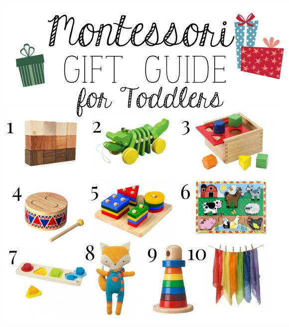 Montessori Christmas Gift Guide for Toddlers
