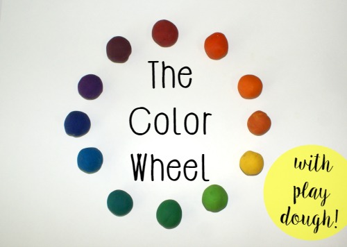 The Color Wheel with Play Dough